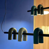 Modern Style Iron U-Shaped Pendant Light