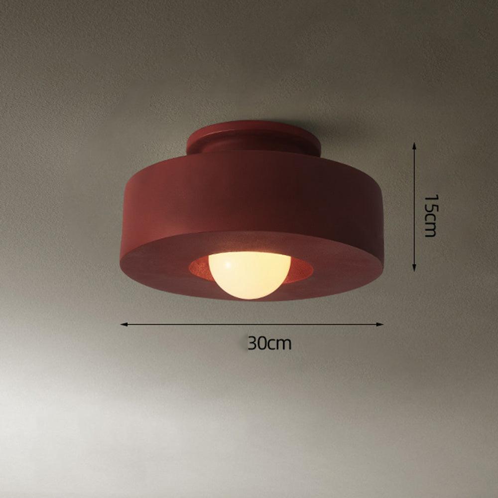 Modern Wood Ceiling Light Eye Protection Design