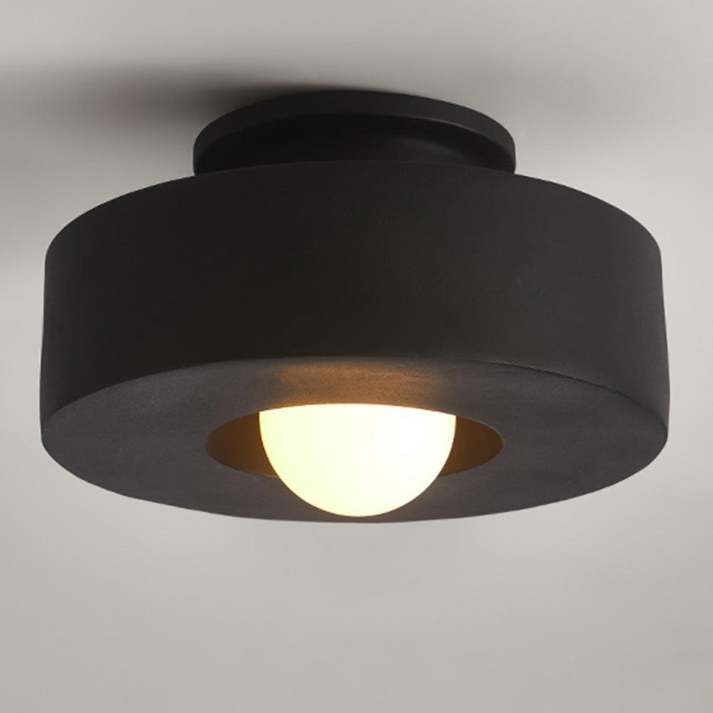 Modern Wood Ceiling Light Eye Protection Design