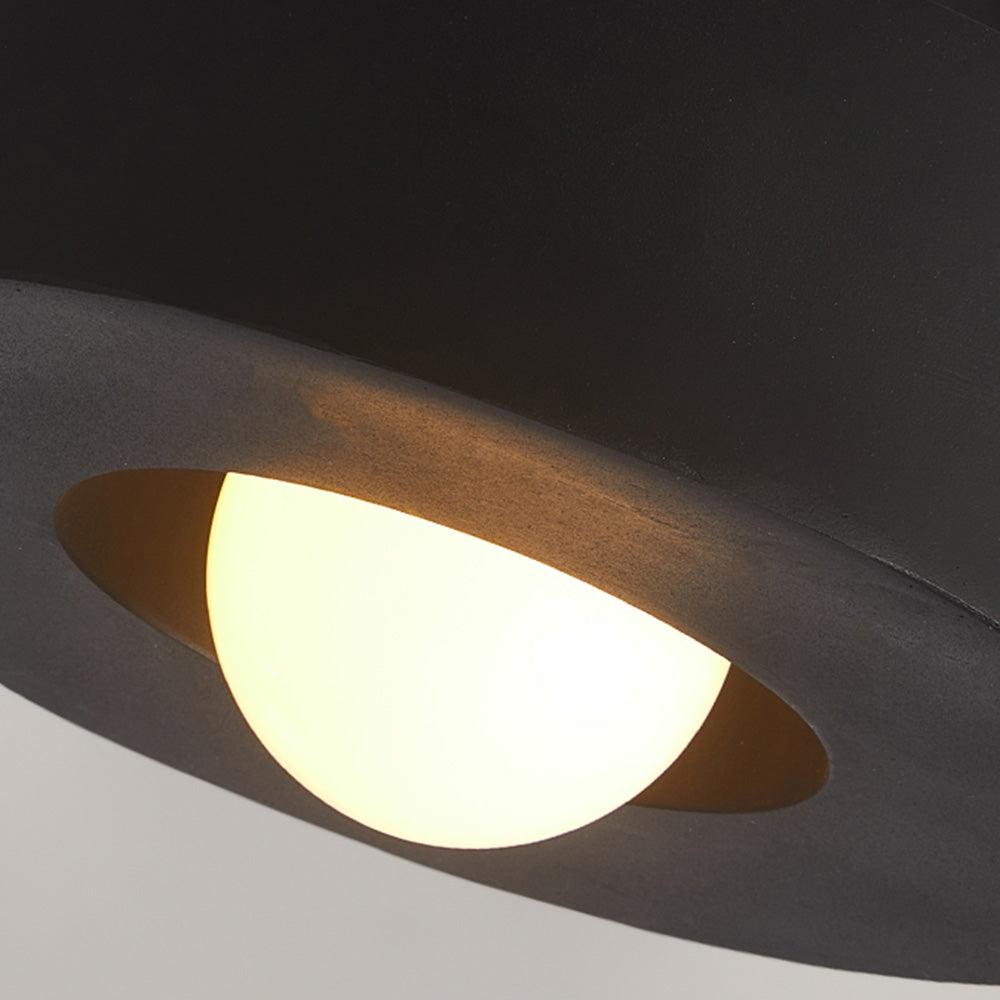 Modern Wood Ceiling Light Eye Protection Design