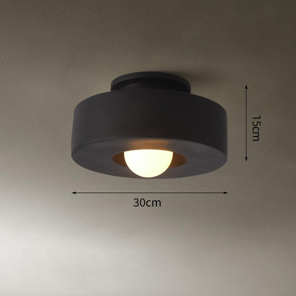 Modern Wood Ceiling Light Eye Protection Design