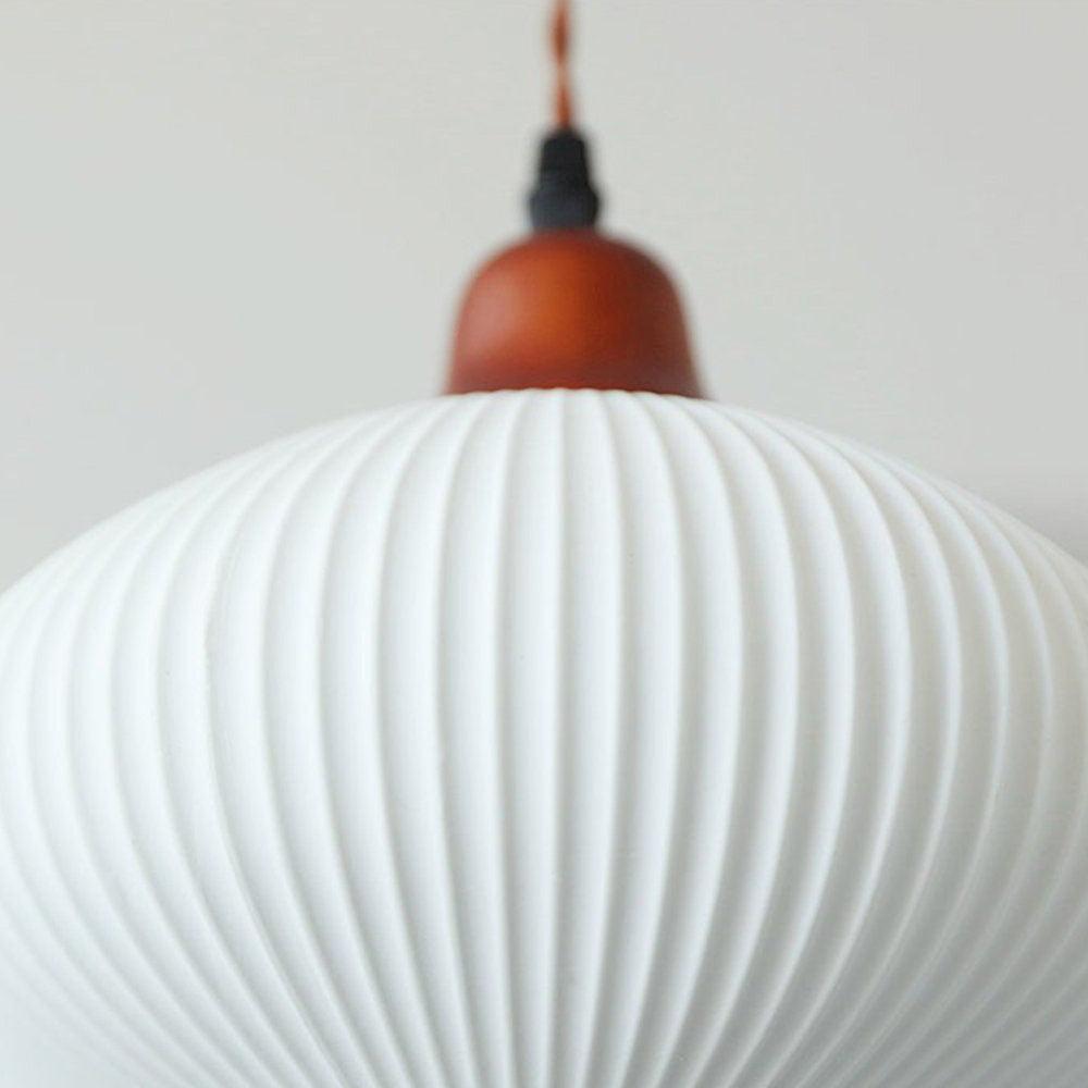 Wabi-Sabi Style Ceramic Pendant Light for Dining Room