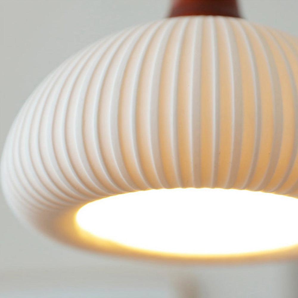 Wabi-Sabi Style Ceramic Pendant Light for Dining Room