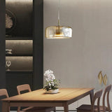 Disc-Shaped Dining Modern Glass Pendant Light - Clowas