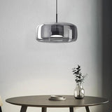 Disc-Shaped Dining Modern Glass Pendant Light - Clowas