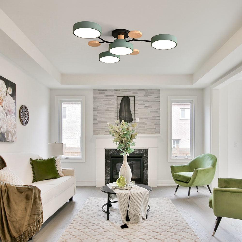 Multi Light Macaron Ceiling Light for Living Room