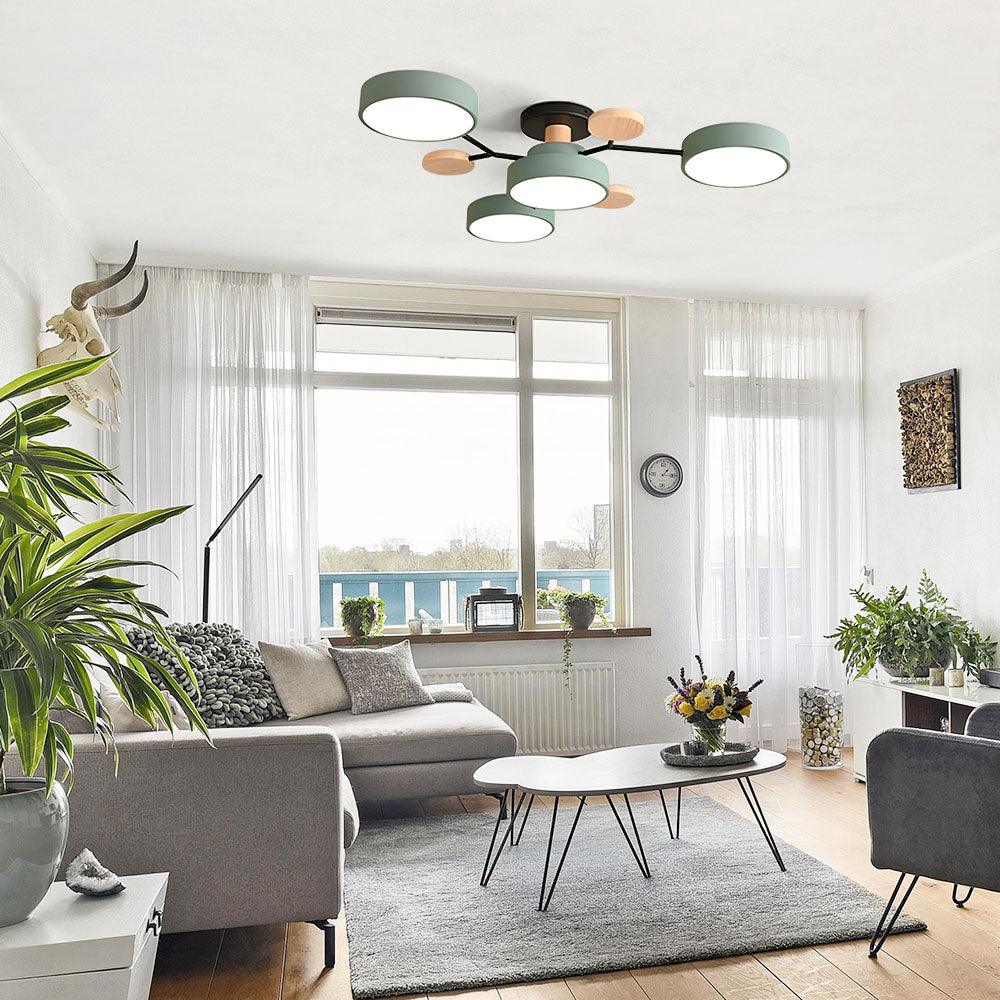 Multi Light Macaron Ceiling Light for Living Room