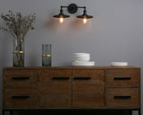 Double Bulb Vintage Country Style Wall Lamp