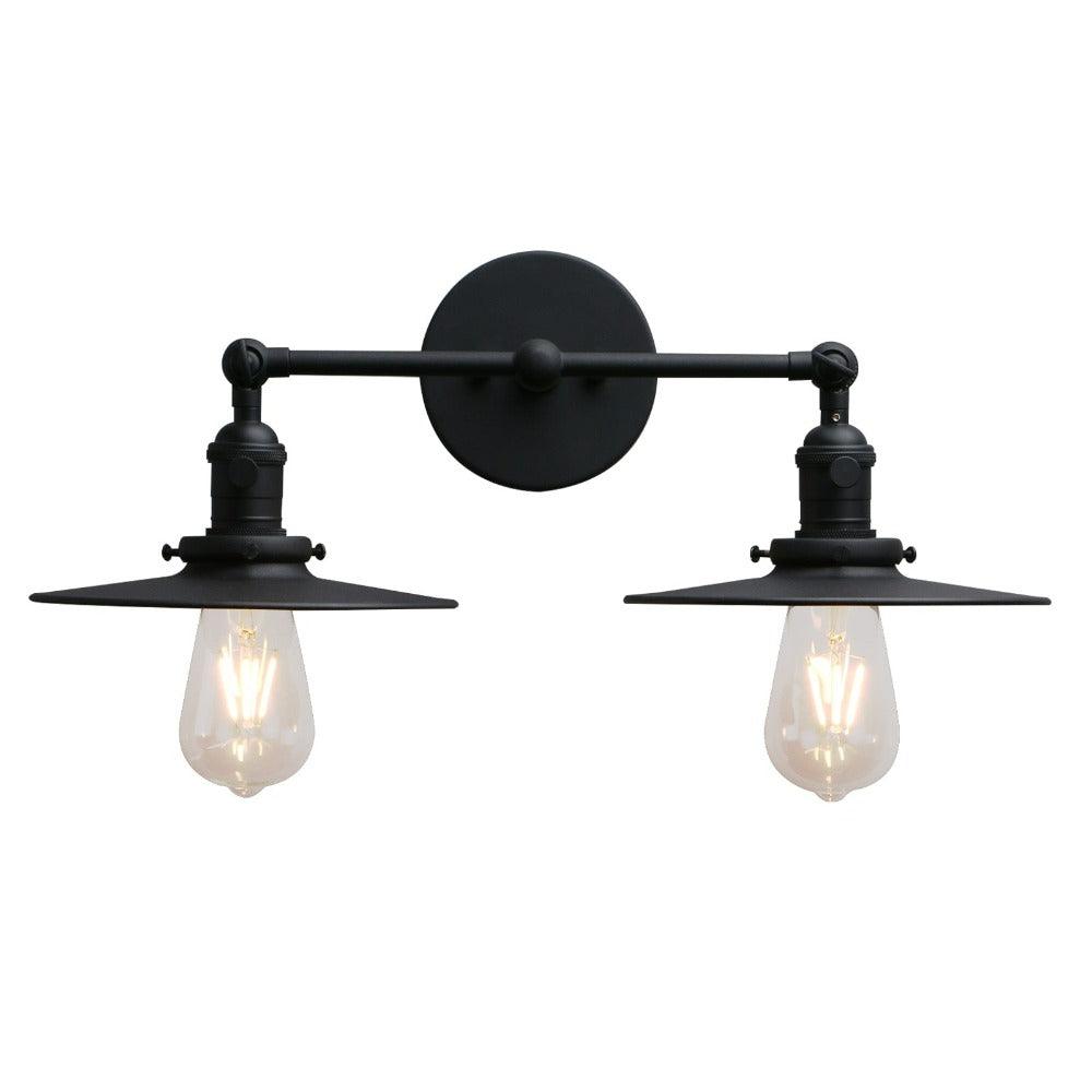 Double Bulb Vintage Country Style Wall Lamp