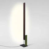 Dual-Color Straight Rod Minimalist Floor Lamp