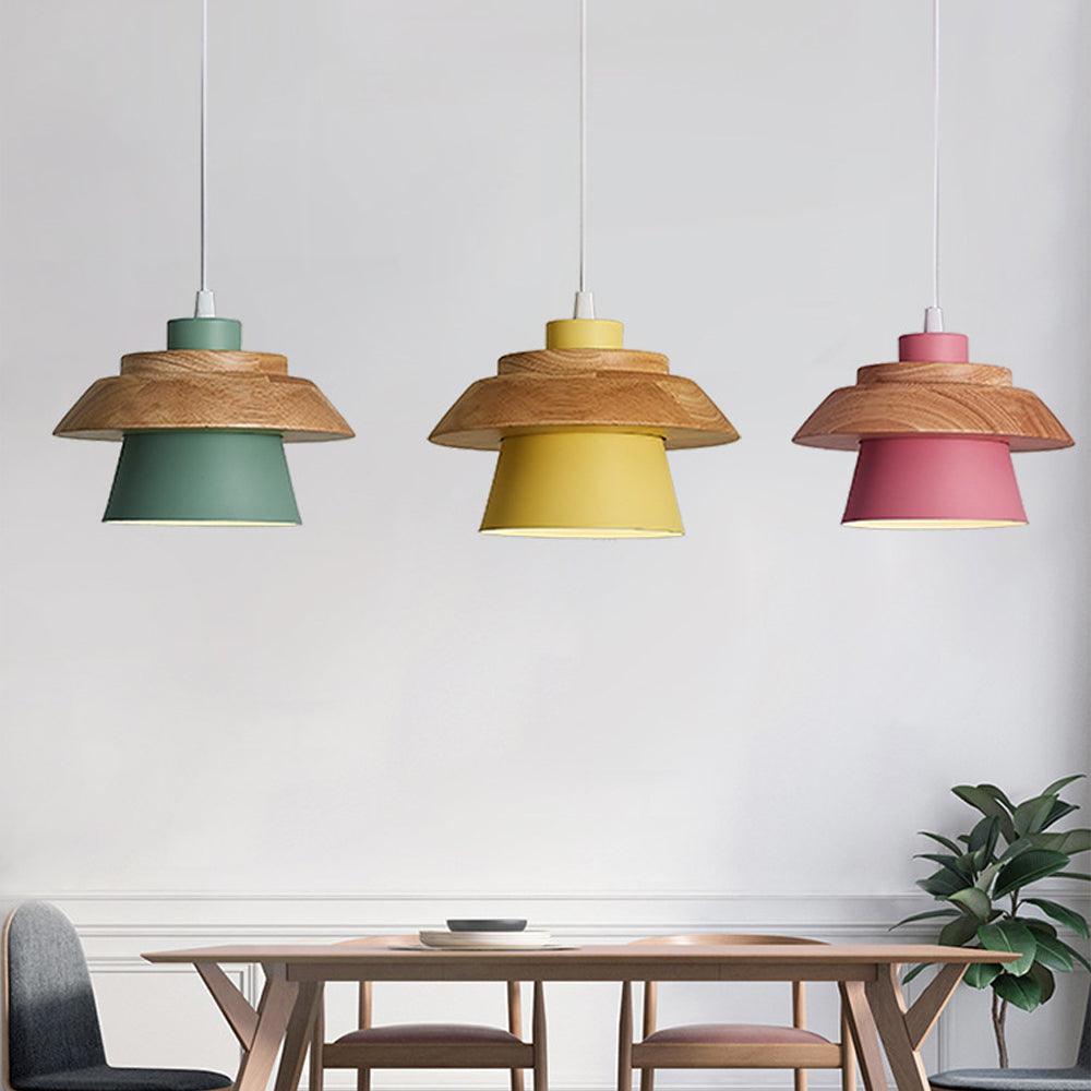 Modern Single Macaron Pendant Lighting for Dining Room