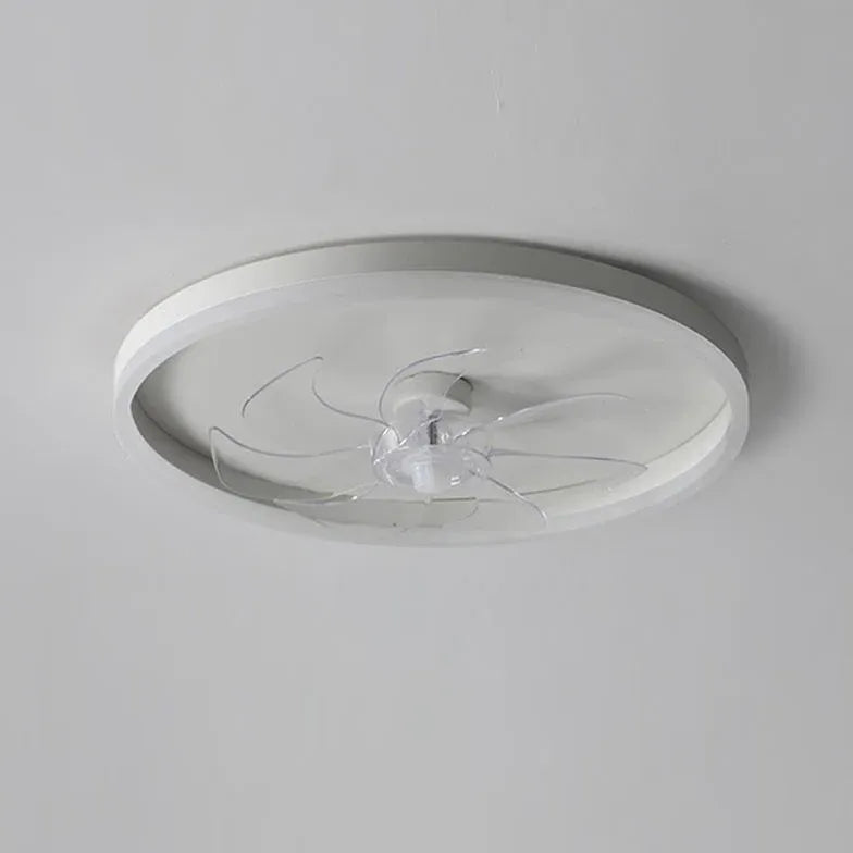 Edge LED Strip Minimalist Round Fan Light