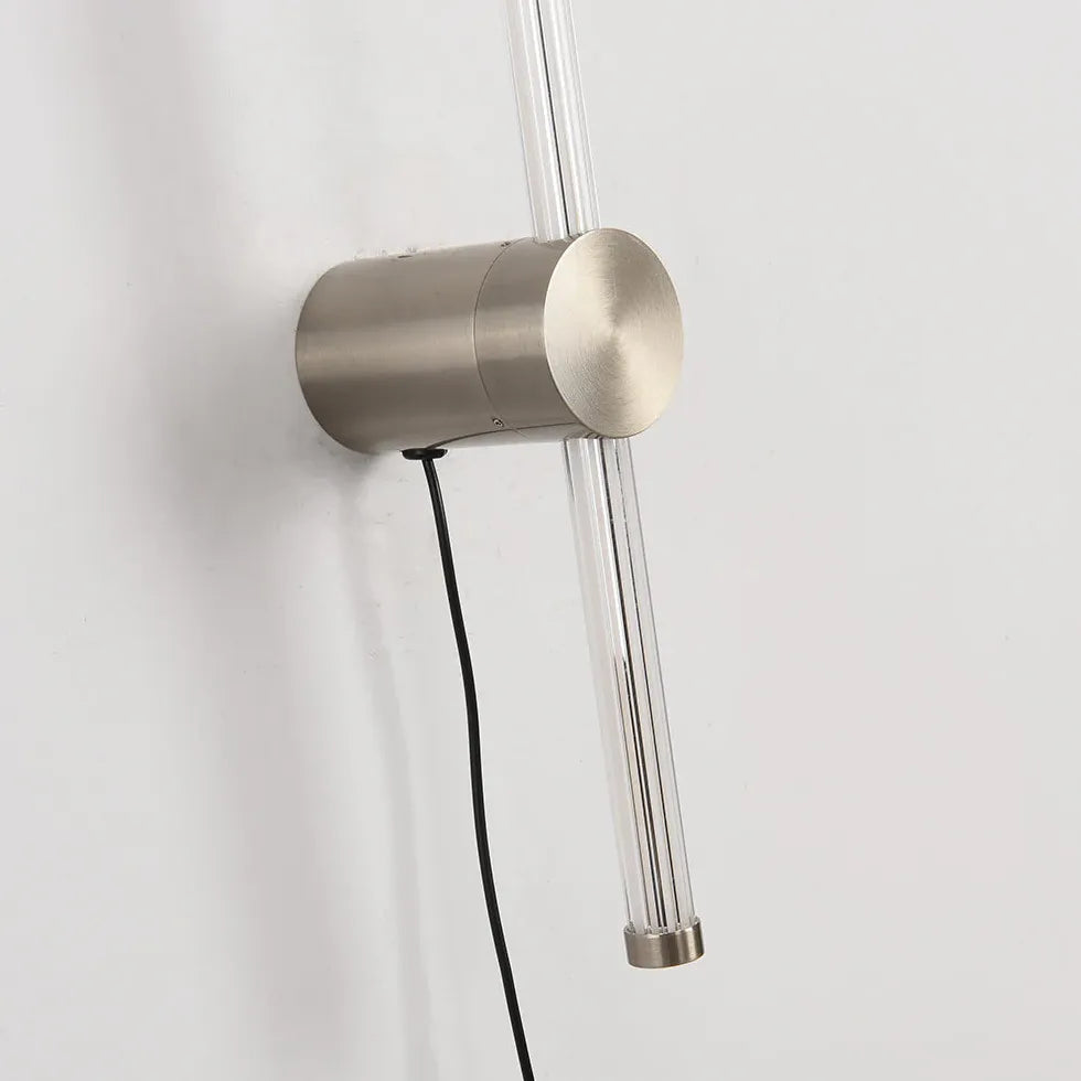 Linear Metal Plug in Wall Lights