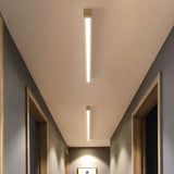 Rectangular LED Wooden Hallway Ceiling Light