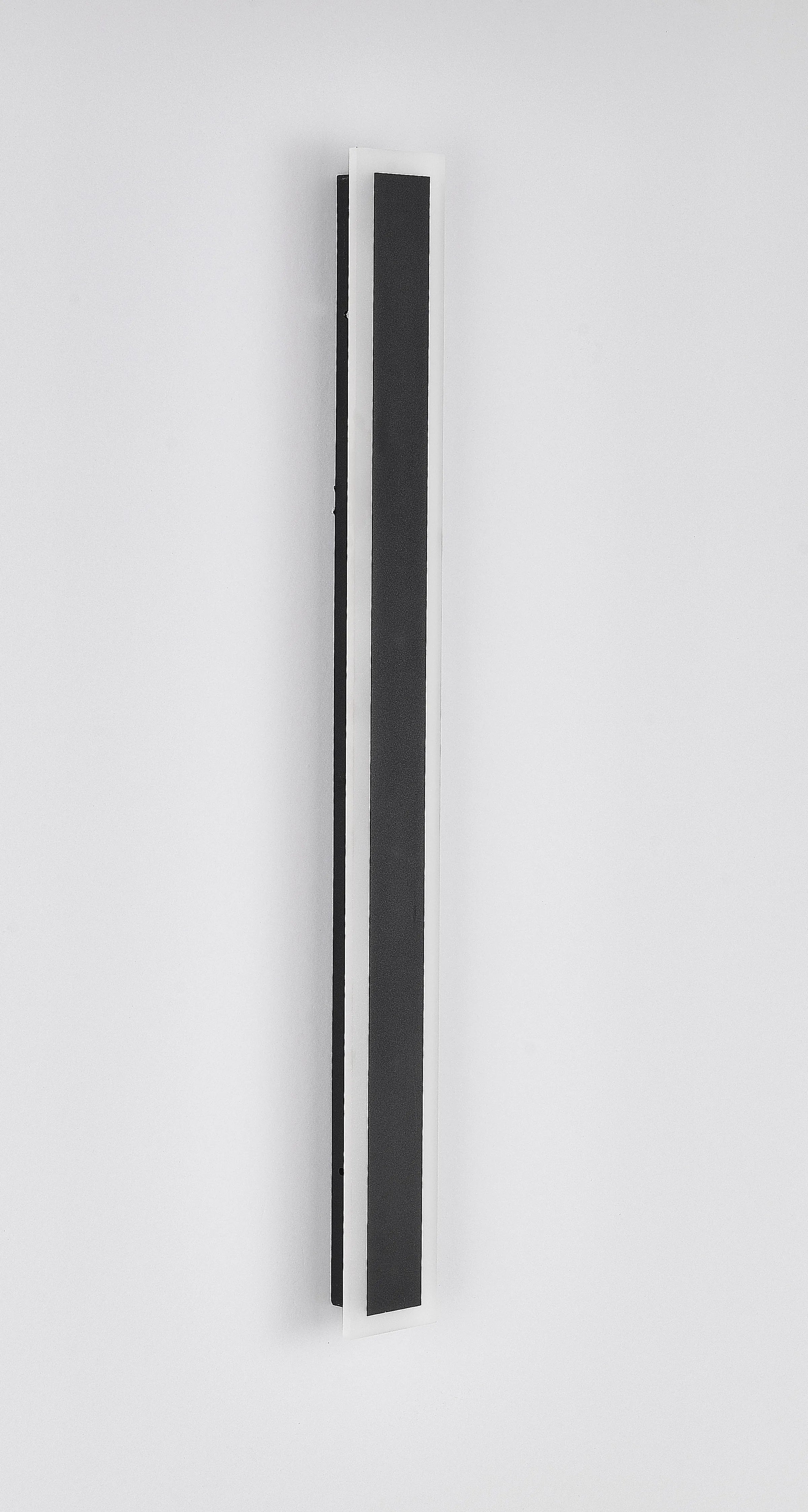 Black Linear LED Outdoor Wall Light