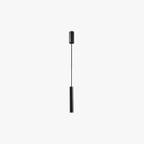 Black Slim Rod Minimalist Pendant Light