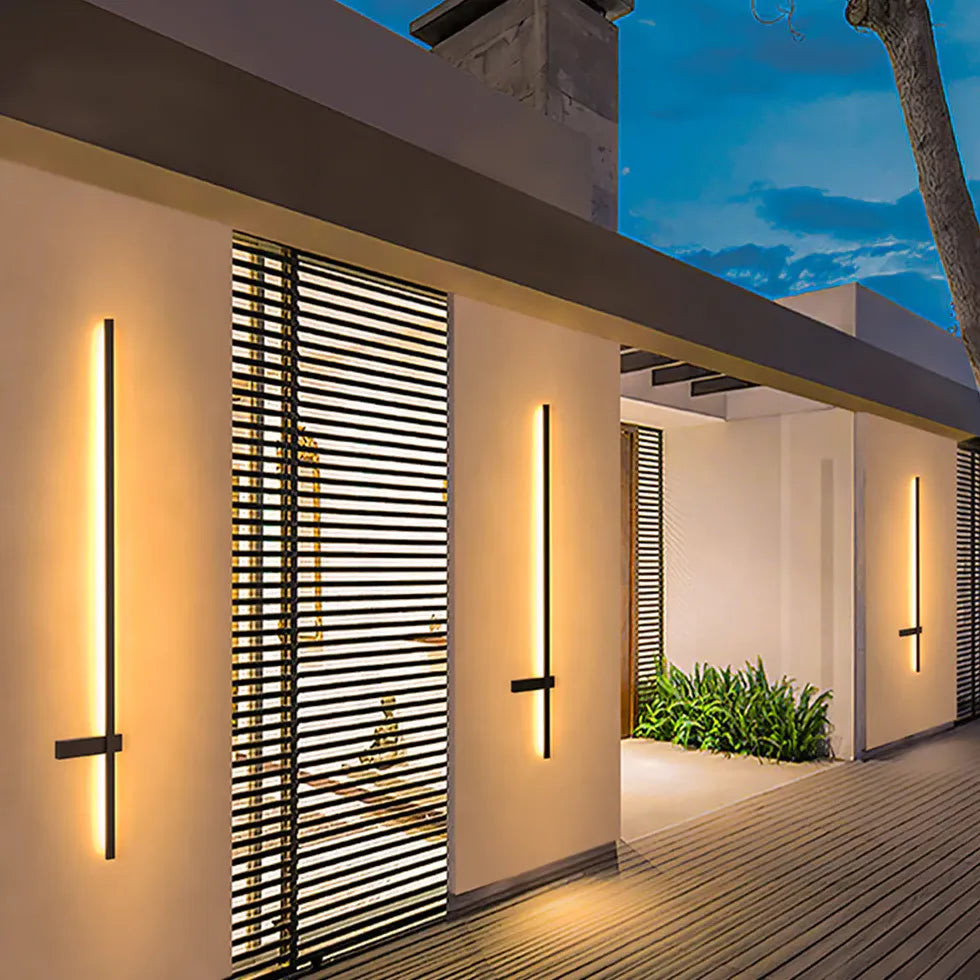 Cross Linear Led Outdoor Wall Lights