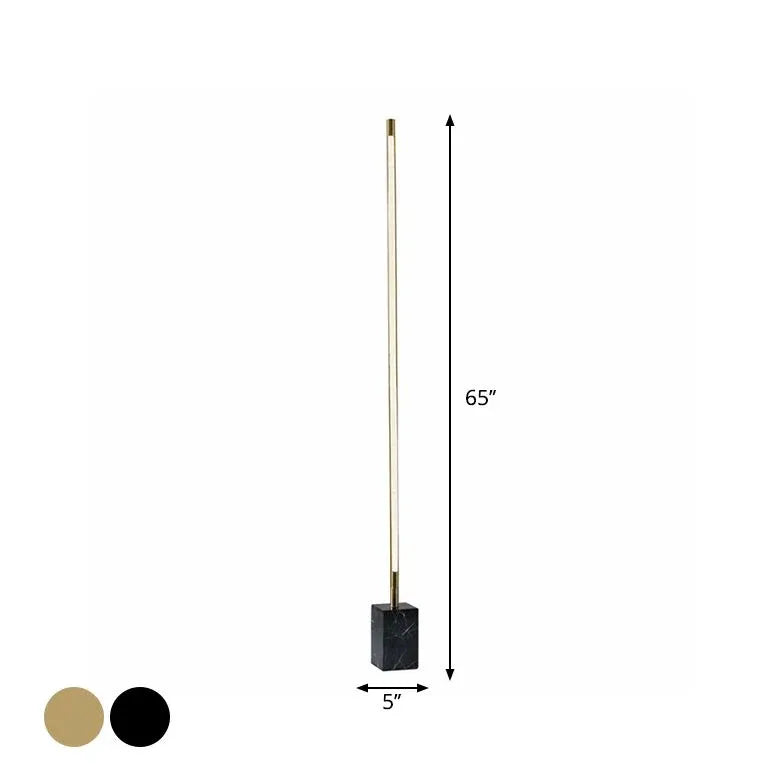 Linear LED Living Room Corner Floor Lamp