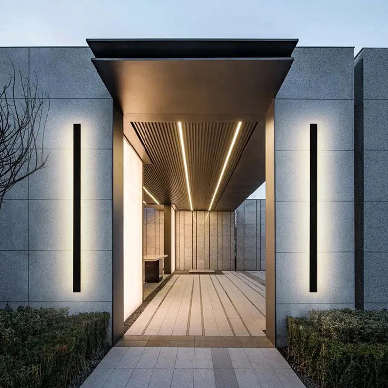 Linear Edge Led Outdoor Wall Light