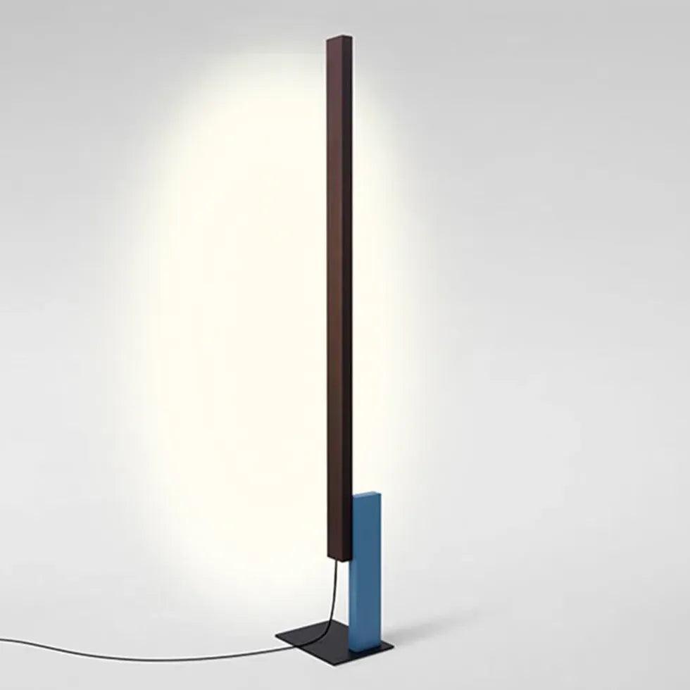 Dual-Color Straight Rod Minimalist Floor Lamp