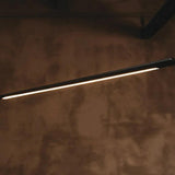 Linear Adjustable Black Floor Standing Lamp
