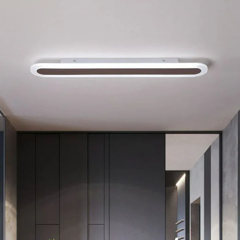 Long Oval LED Minimalist Ceiling Light