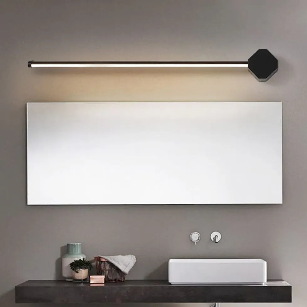 Hexagon Linear Led Bathroom Mirror Lights