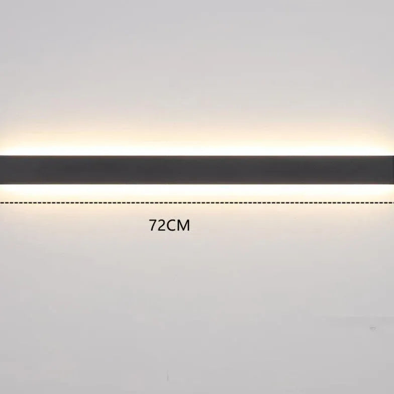 Aluminum Long Strip Led Modern Wall Lights