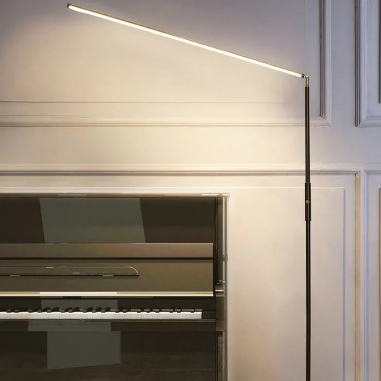 Linear Minimalist Modern Plug-In Floor Lamp