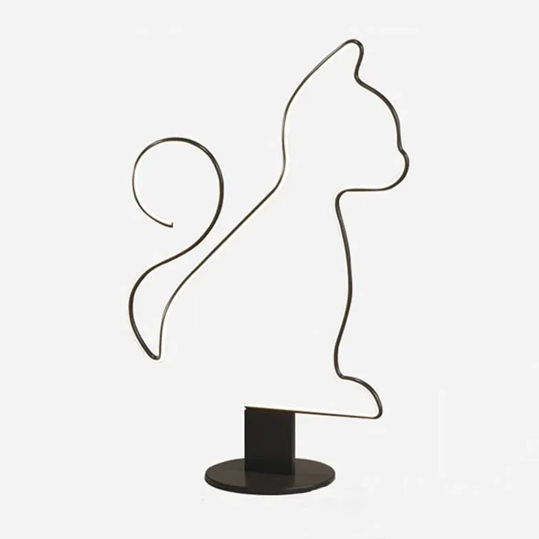 Animal Outline LED Decorative Table Lamp