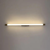 Gold Thin Tube Led Bathroom Mirror Lights