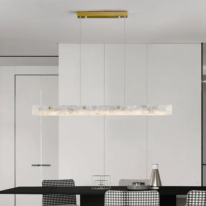 Onyx Finish White Kitchen Pendant Light