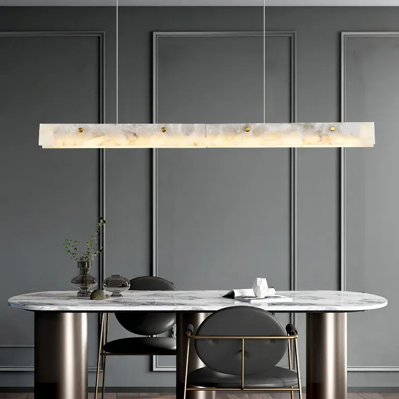 Onyx Finish White Kitchen Pendant Light