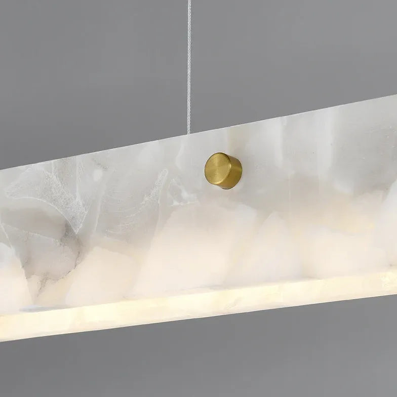 Onyx Finish White Kitchen Pendant Light