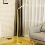 Gold Long Strip LED Floor Lamp