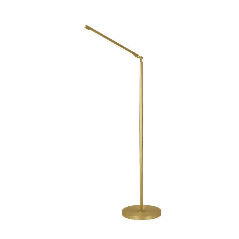 Gold Long Strip LED Floor Lamp