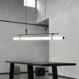 Tubular Metal LED Kitchen Pendant Light