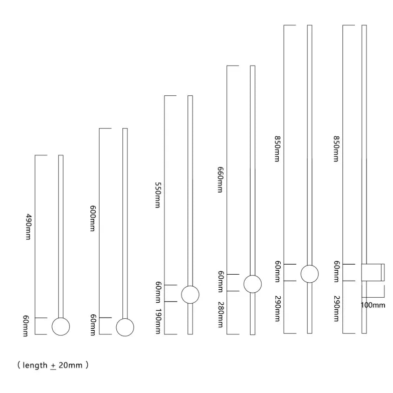 saber wall lights led modern