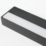 Rectangular Black Led Bathroom Mirror Lights