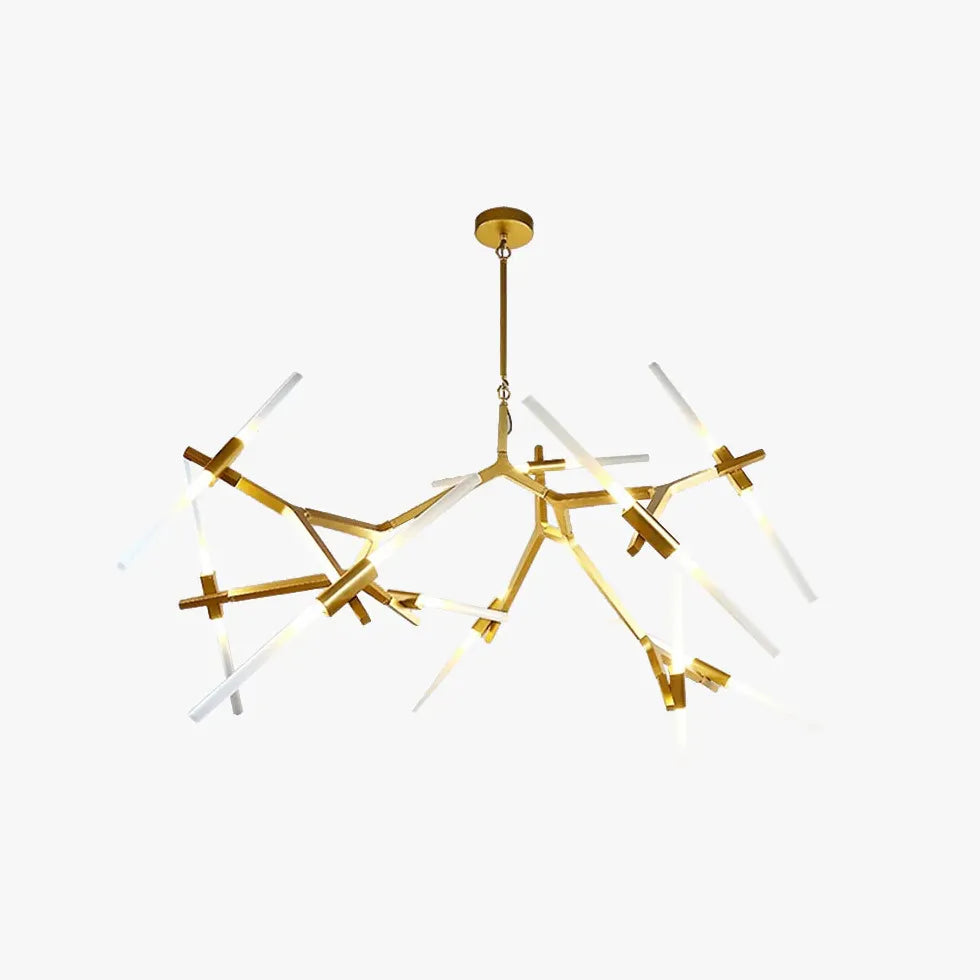 Multi-Rod Modern LED Chandelier Light