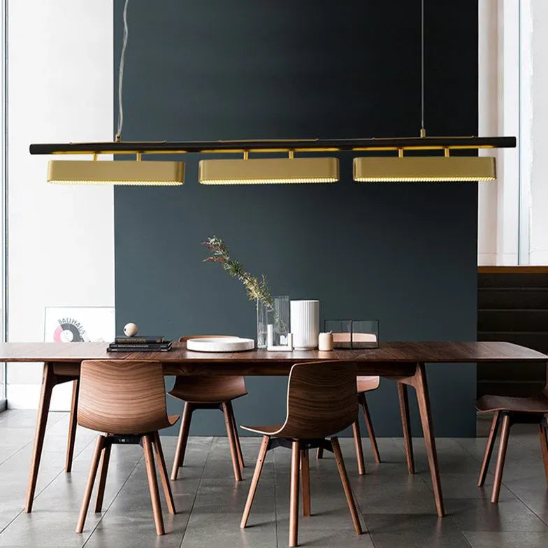 Linear Metal Kitchen LED Pendant Light