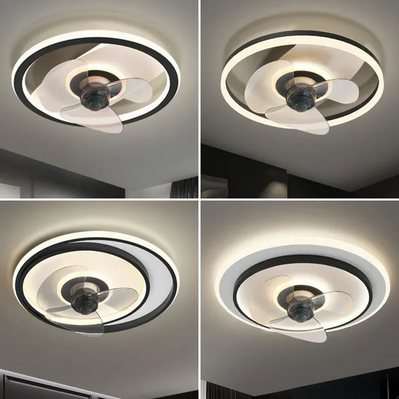 Double Ring Ceiling Fan with Light