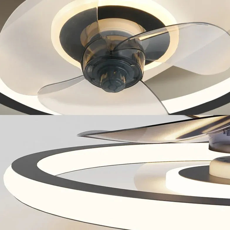 Double Ring Ceiling Fan with Light