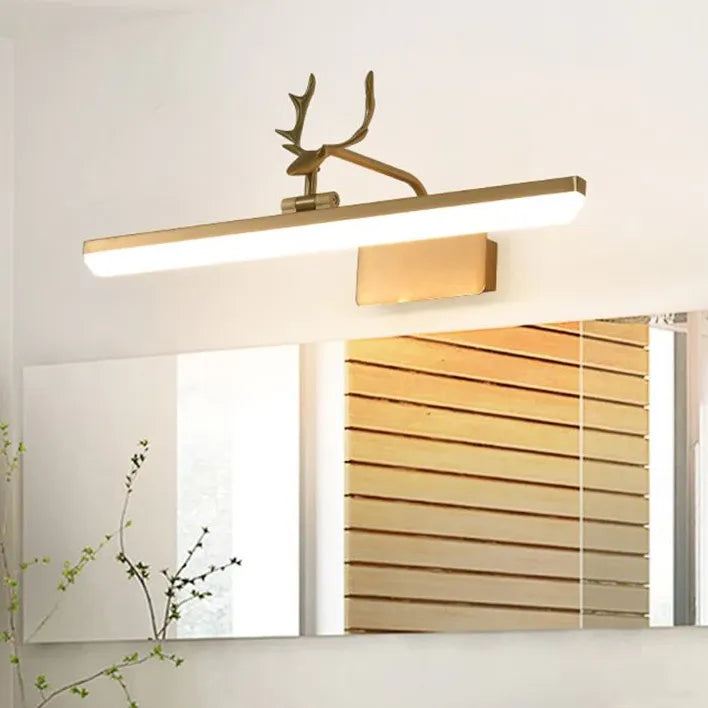 Deer Antler Minimalist Modern Bathroom Mirror Lights