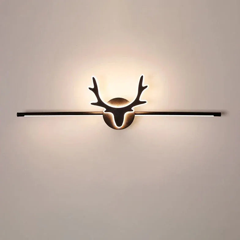 Deer Antler Flush Led Bathroom Mirror Lights