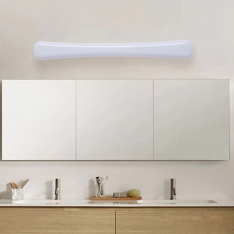 White Slot Led Bathroom Mirror Lights