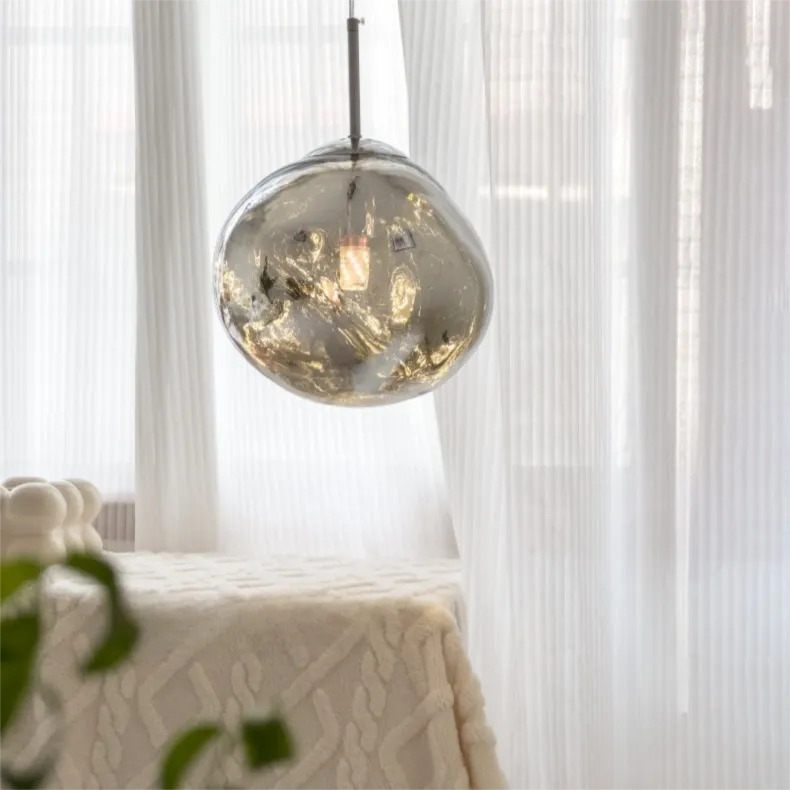 Modern Lava Glass Pendant Light for Dining Room