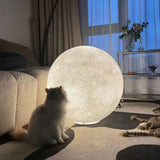 Moon-Shaped Modern Ambient Floor Lamp