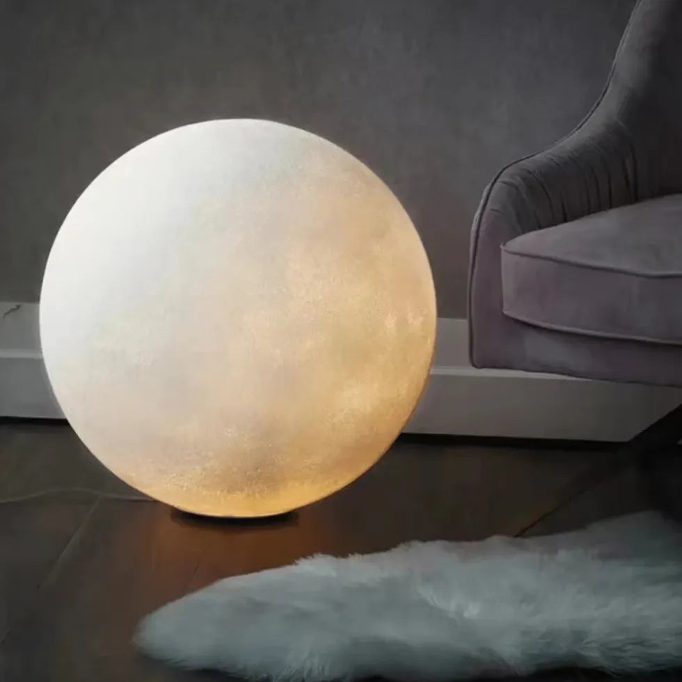 Moon-Shaped Modern Ambient Floor Lamp