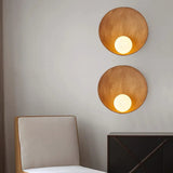 Resin Round Modern Wall Lights